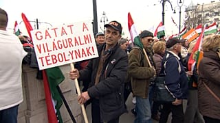 A Békemenet egyik résztvevője