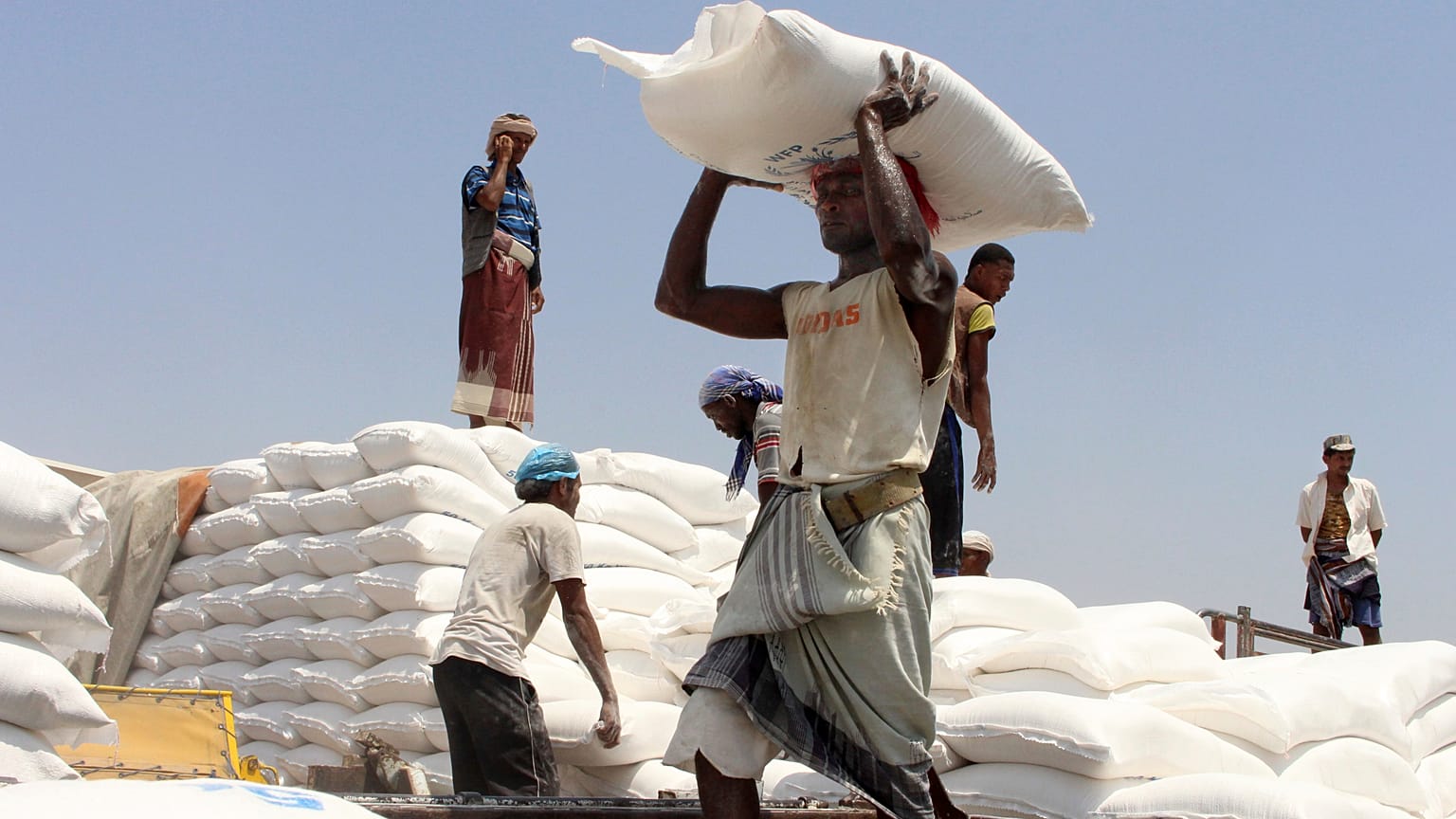 Yemen'e yapılan insani yardımlar