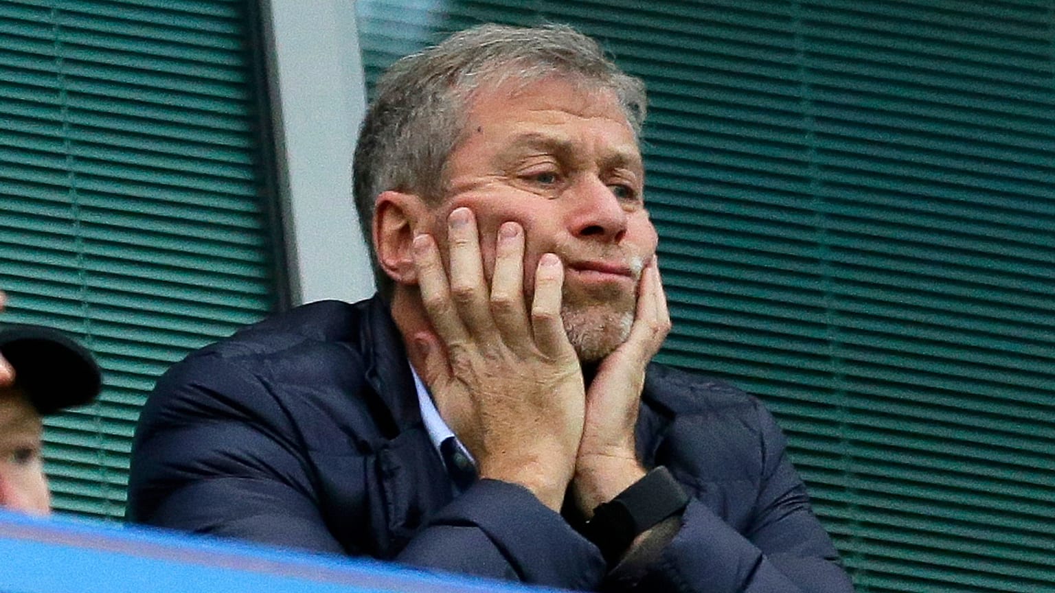 Chelsea owner Roman Abramovich pictured in his box at Stamford Bridge in December 2015.