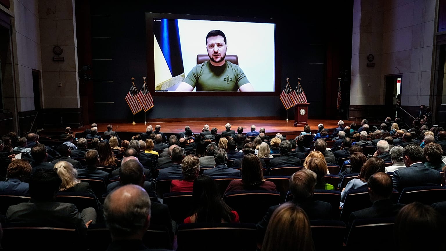 Ukrayna Devlet Başkanı Vladimir Zelenskiy, ABD Kongresi'ne hitap etti