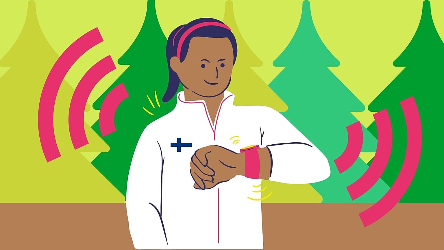 Smartwatch users in Finland reported strange GPS tracking errors earlier this month