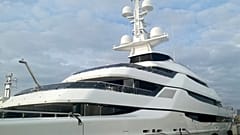 Die Jacht "Amore Vero" liegt in La Ciotat, Frankreich, vor Anker. Sie wird dem russischen Oligarchen Igor Setschin zugerechnet, 03.03.2022