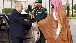 İngiltere Başbakanı Johnson, Suudi Arabistan Veliaht Prensi Muhammed bin Selman 