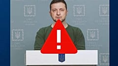 The deepfake video was shared during a hack on Ukrainian television