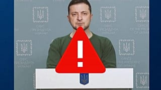 The deepfake video was shared during a hack on Ukrainian television