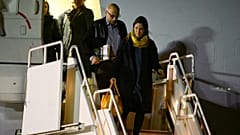 هواپیمای حامل نازنین زاغری و انوشه آشوری 