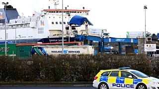 Терминал P&O Ferrie в Северной Ирландии