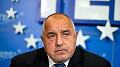 Ex-Ministerpräsident Borissow bei Pressekonferenz in Sofia, 11.11.2021