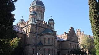 UNESCO-protected Chernivtsi Universtiy in Chernivtsi, a city of 250,000 in southwestern Ukraine