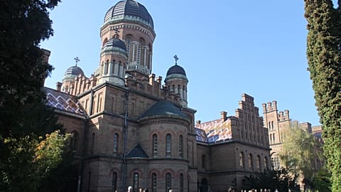 UNESCO-protected Chernivtsi Universtiy in Chernivtsi, a city of 250,000 in southwestern Ukraine