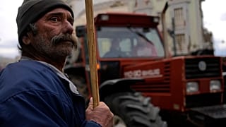 Αγροτική κινητοποίηση στο κέντρο της Αθήνας