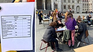 A NAT today nevű demonstráció órarendje és a Kossuth téren zajló rendhagyó tanítás