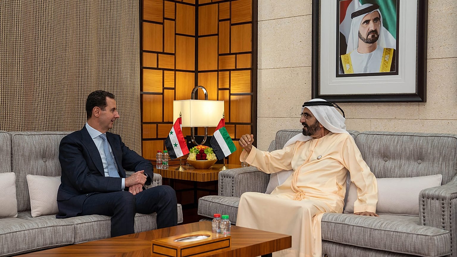 الأسد في ضيافة محمد بن راشد آل مكتوم