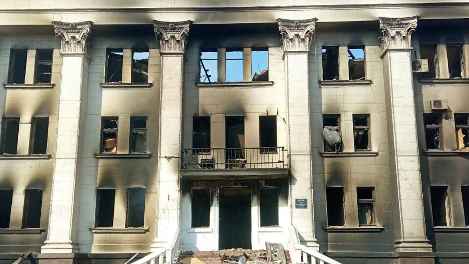 Die Ruine des Theaters in Mariul