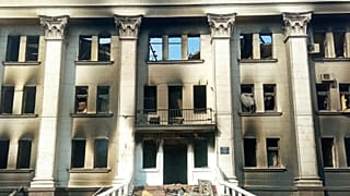 Die Ruine des Theaters in Mariul