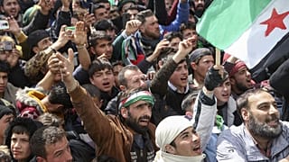 Manifestação para marcar 11 anos de conflito na Síria (Idlib)