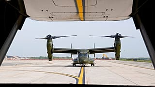 V-22 Osprey egy korábbi, archív felvételen