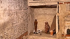 بخشی از مقبره‌های تازه کشف شده
