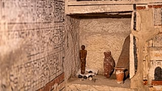 بخشی از مقبره‌های تازه کشف شده