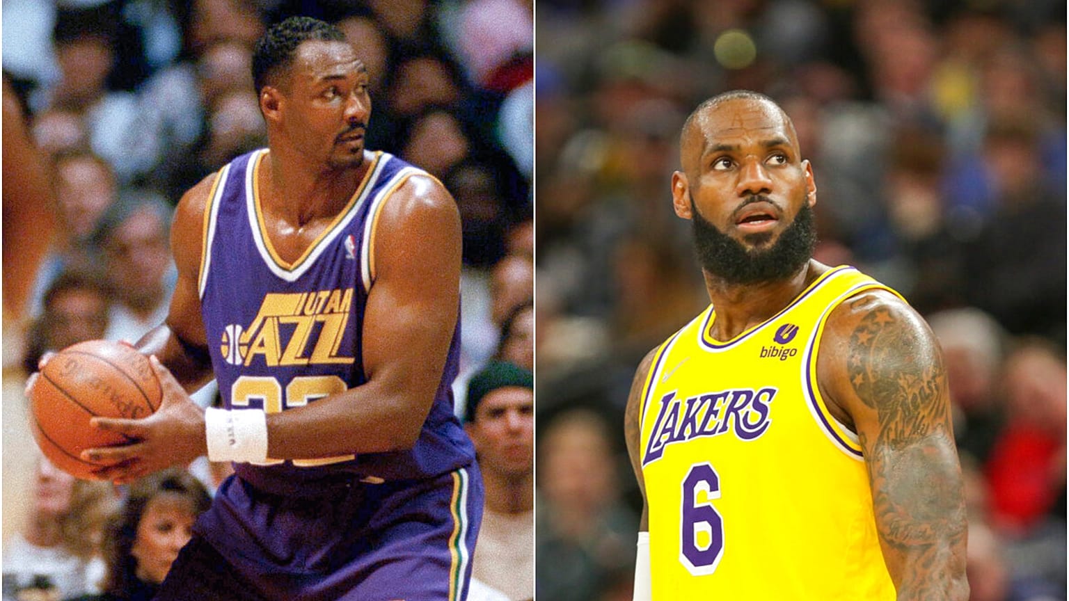 Karl Malone (solda), LeBron James