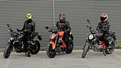 Queen Bikers members on their motorcycles in Tunis, Tunisia  