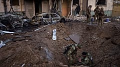 Ukrainische Soldaten in Kiew in der Ukraine