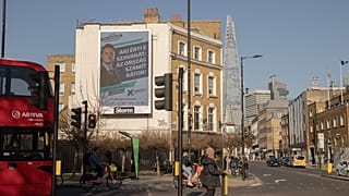 plakát Londonban