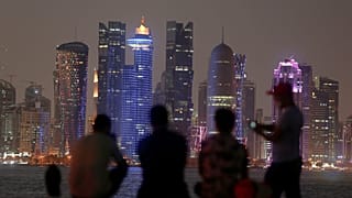منظر عام لحي المال والأعمال في العاصمة القطرية الدوحة في الثالث من سبتمبر أيلول.