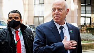 الرئيس التونسي قيس سعيّد خلال زيارة إلى بروكسل 