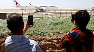 China Eastern Jet bei Testflug in Peking, 2019.