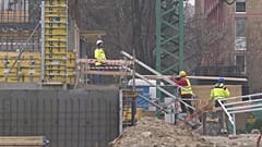 Le chantier de la future maison de la francophonie à Bucarest