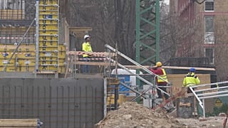 Le chantier de la future maison de la francophonie à Bucarest