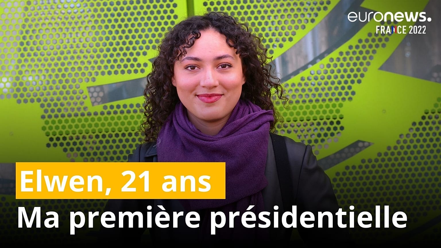 Elwen Troussi, 21 ans et étudiante à Lyon 2, vote pour la première fois à l'élection présidentielle en 2022