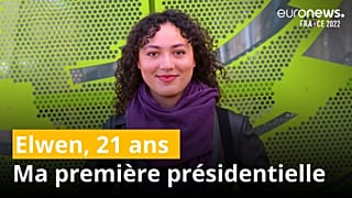 Elwen Troussi, 21 ans et étudiante à Lyon 2, vote pour la première fois à l'élection présidentielle en 2022