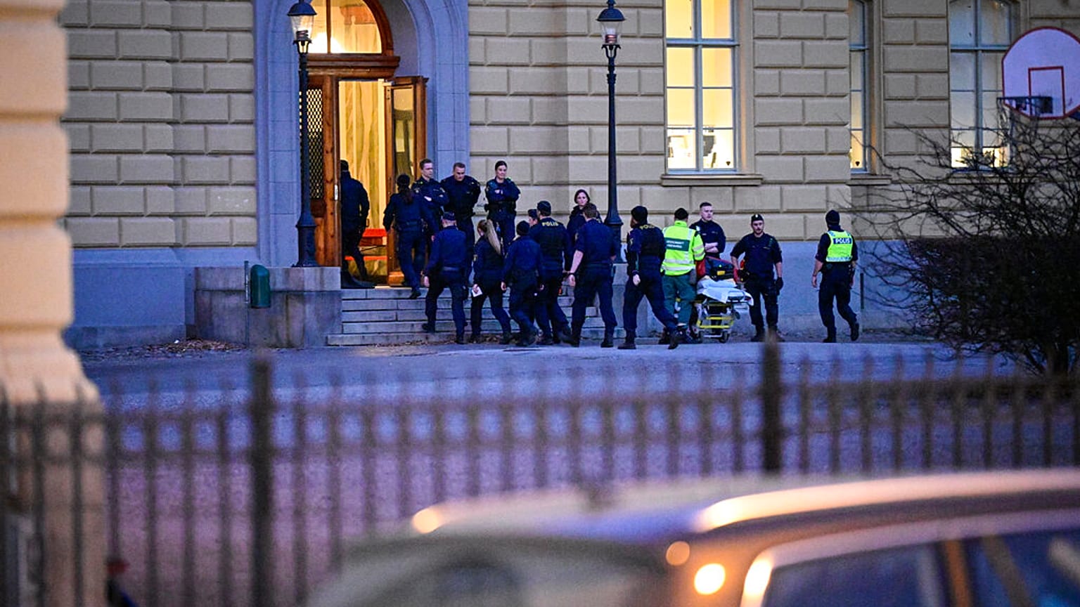 Polizeieinsatz in einer Schule in Malmö in Schweden