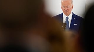 Biden gestern in Washington: "Wir müssen auf der Hut sein"