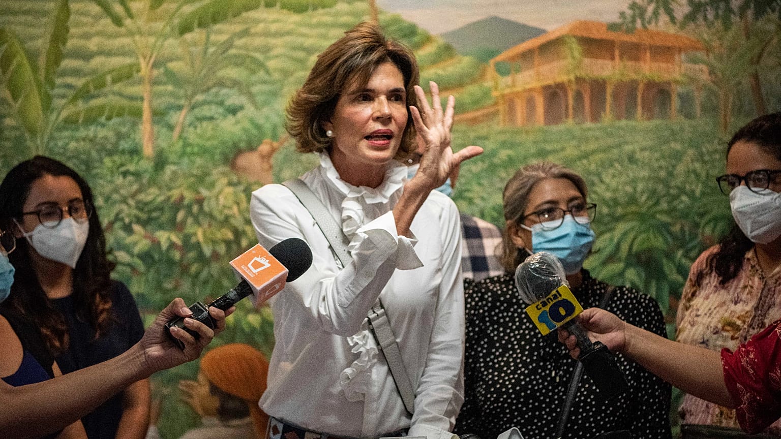 L'opposante politique nicaraguayenne Cristiana Chamorro