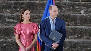 Los duques de Cambridge durante su visita a Belice