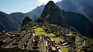 The ruins of Machu Picchu are seen from a high vantage point, in the Cusco region of Peru, Saturday, June 18, 2016.