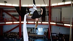 A circus in Hungary has opened its door to more than 100 young Ukrainian refugees