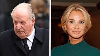 Juan Carlos I (L) has been accused of harassing his former lover Corinna zu Sayn-Wittgenstein (R).