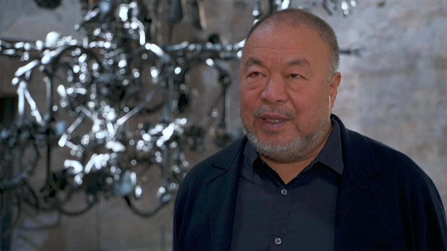 L'artista cinese Ai Weiwei a Roma. 