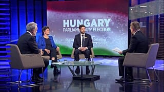 Euronews' Hungary Parliamentary Election debate special in the European Parliament.