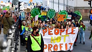 Klima-Aktivist:innen in Stockholm, Schweden, 24.03.2022