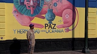 Mural no México lembra vítimas da guerra