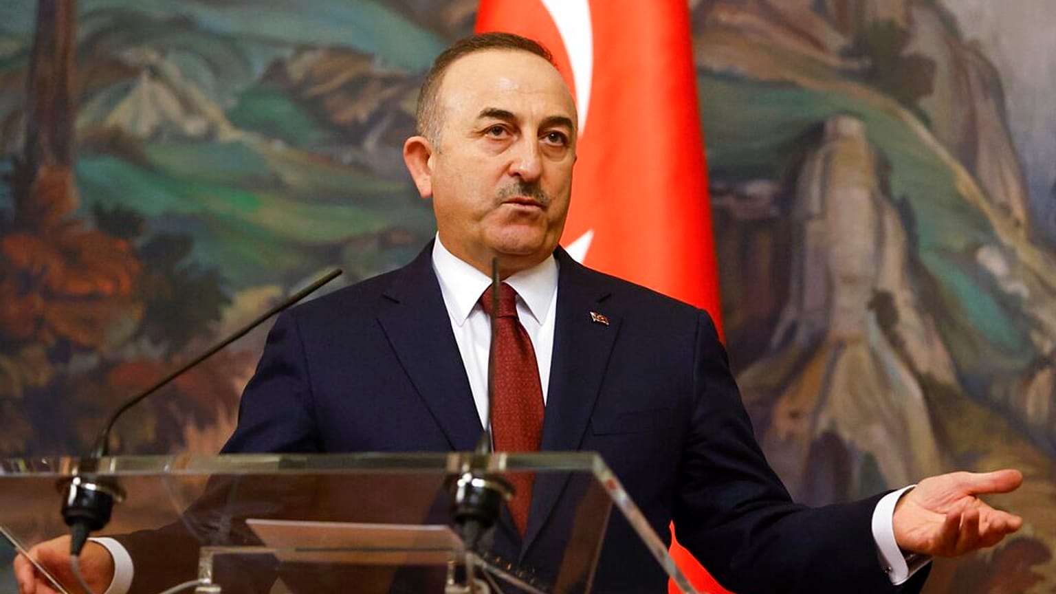Mevlut Cavusoglu (archive pic)