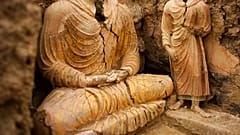 Mes Aynak vadisindeki Buda heykelleri