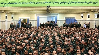 دیدار علی خامنهای با فرماندهان سپاه پاسداران