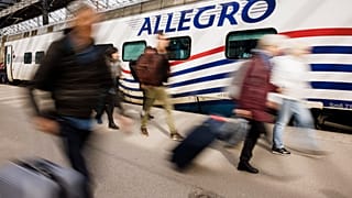 В Хельсинки пришёл последний поезд из Санкт-Петербурга, 27 марта 2022 г.