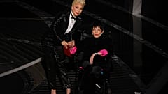 Lady Gaga and Liza Minelli were on stage at the Oscars presenting the award for best picture, eventually won by 'CODA'
